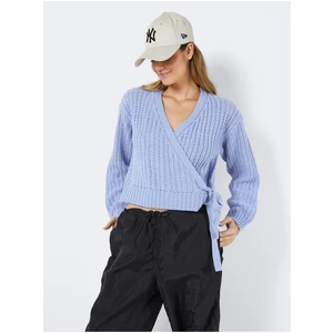 Blue Ladies Wrap Cardigan Noisy May Barley - Ladies