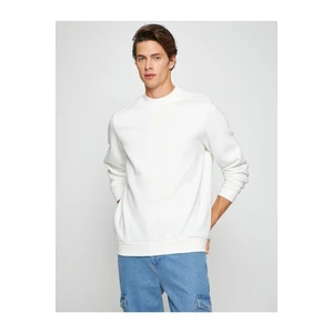 Koton Sweatshirt - Ecru - Regular fit