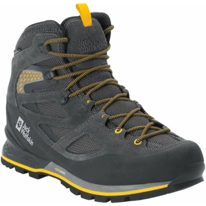 Jack Wolfskin Férfi túracipők Force Crest Texapore Mid M Black/Burly Yellow XT 41