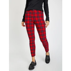 GAP Checkered Skinny Bi-Stretch Trousers - Women