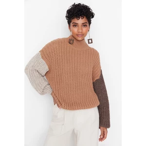 Sweter damski Trendyol Color Block