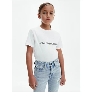 White girls' T-shirt Calvin Klein Jeans - Girls