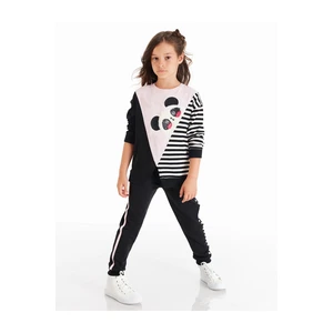 Dievčenský set Denokids CFF-20S1-075/Black, White, Pink