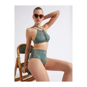 Koton Bikini Bottom - Green - Plain