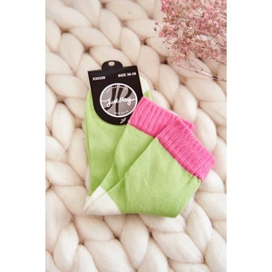 Women's Smooth Cotton Socks Green