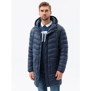 Férfi kabát Ombre C555/navy