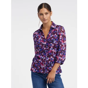 Orsay Purple Ladies Floral Blouse - Women