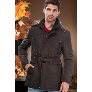 M8633 DEWBERRY MEN'S COAT-PLAIN COFFEE