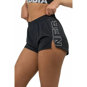 Nebbia FIT Activewear Smart Pocket Shorts Black S Pantalon de fitness