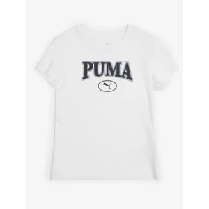 White Girls T-Shirt Puma Squad - Girls