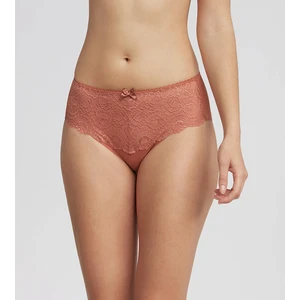 PLAYTEX FLOWER ELEGANCE MIDI - Women's lace naked cars (boxers) - light brown