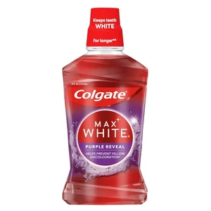 Colgate Max White Purple Reveal ústní voda s bělicím účinkem 500 ml