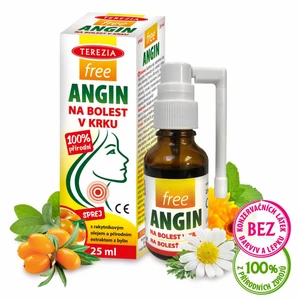 Terezia FreeAngin spray na bolest v krku 25ml