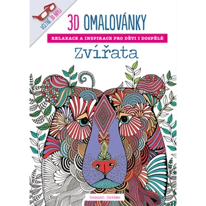 3D omalovánky: Zvířata - Hannah Davies