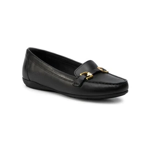 Black Women's Loafers Geox Annytah - Women