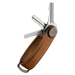 Orbitkey Crazy Horse Chestnut Brown with Brown Stitching