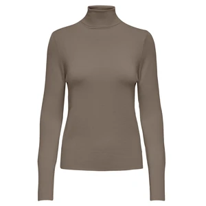 ONLY Dámský svetr ONLVENICE LIFEL/S ROLL PULLOVER KNT NOOS 15183772 Walnut M