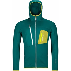 Ortovox Pulóver Fleece Grid Hoody M Pacific Green XL