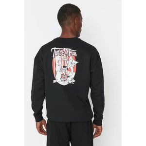 Trendyol Sweatshirt - Black - Regular fit