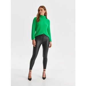 Women's turtleneck Top Secret Green