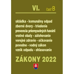 Zákony VI-B/2022 – odpady • obaly