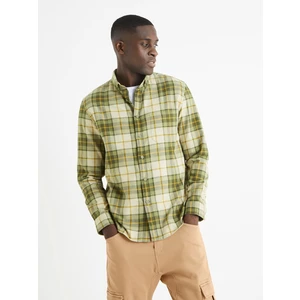 Celio Plaid Cotton Shirt - Men