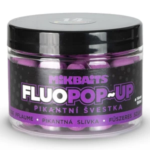 Mikbaits plovoucí boilie fluo pikantní švestka 150 ml - 14 mm