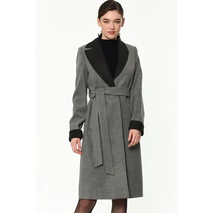 Z6510 DEWBERRY WOMEN's COAT-GREY