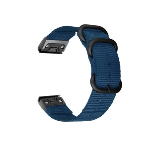 Nejlon karpánt Tactical QuickFit  Garmin Fenix 5 és 6, blue