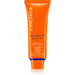 Lancaster Sun Beauty Silky Cream opalovací krém na obličej SPF 15 50 ml