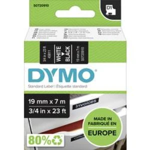 Páska do štítkovača DYMO 45811, 19 mm, 7 m, biela, čierna