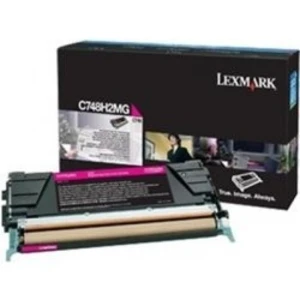 Lexmark C748H2MG purpurový (magenta) originálny toner