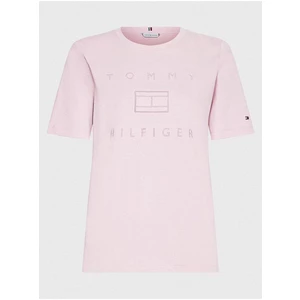 Pink Women's T-Shirt Tommy Hilfiger - Women