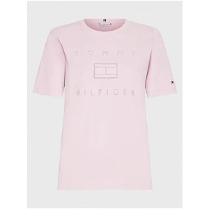 Pink Women's T-Shirt Tommy Hilfiger - Women