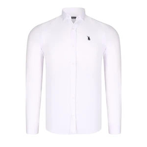 G725 DEWBERRY MEN'S SHIRT-WHITE OPTICS