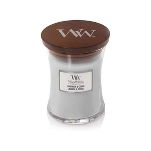 WoodWick Vonná svíčka váza střední Lavender & Cedar 275 g