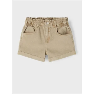 Beige Girl Shorts name it Bella - Girls