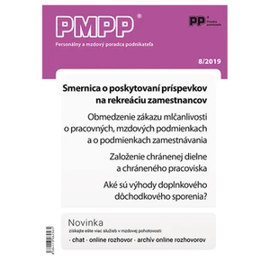 Personálny a mzdový poradca podnikateľa 8-2019