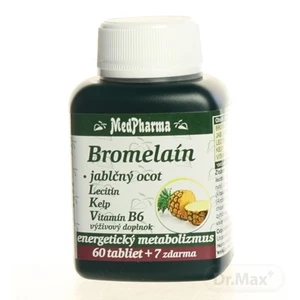 Bromelaín 300mg + Jablčný ocot 67tbl,Bromelaín 300mg + Jablčný ocot 67tbl