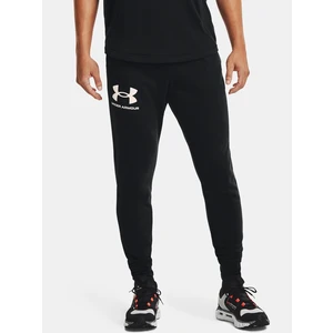 Under Armour RIVAL TERRY JOGGER Pánské tepláky 1361642-001 Black L