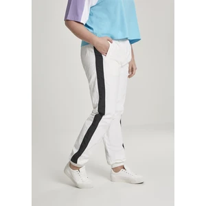 Women's striped trousers wht/blk