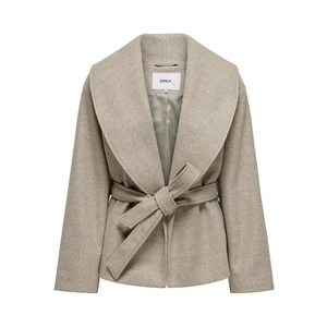 Beige women's short jacket ONLY Augusta - Women