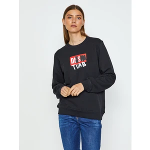 Mikina Diesel F-Angs-B3 Sweat-Shirt - Černá - S