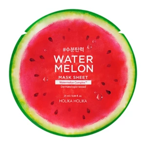 Holika Holika Watermelon Mask plátýnková maska s hydratačním a zklidňujícím účinkem 25 ml