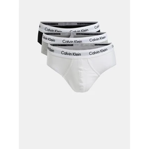 Calvin Klein 3 PACK - pánske slipy U2661G-998 M