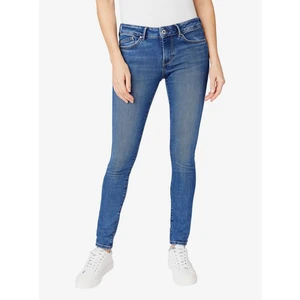 Tmavě modré dámské skinny fit džíny Pepe Jeans Regent - Dámské