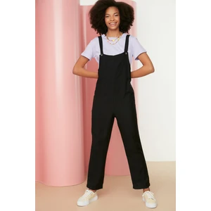 Trendyol Black Button Detailed Jumpsuit