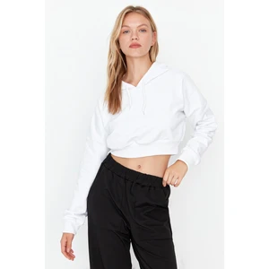 Trendyol Sweatshirt - White - Regular fit