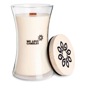 We Love Candles Basic Cotton Breath vonná svíčka s dřevěným knotem 700 g