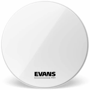Evans BD18MX1W MX1 Marching Bass White 18" Cabeza de tambor de marcha